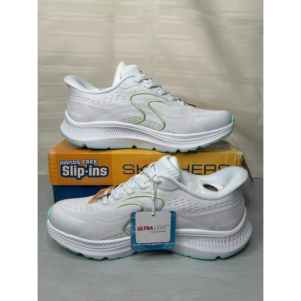 Skechers Slip-Ins Go Run Consistent 2.0 Lockhart Sneakers White 6.5